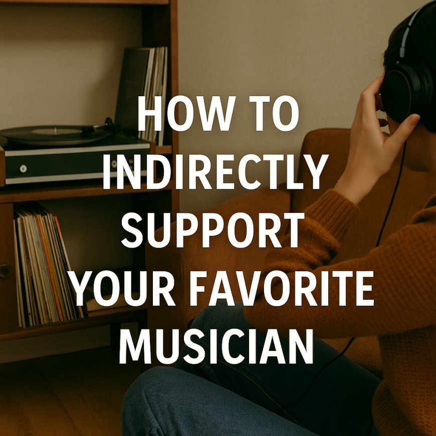 How to Indirectly Support Your Favorite Musician